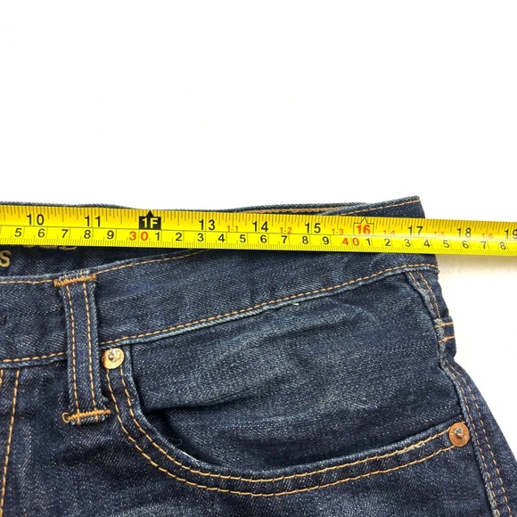 American Eagle 100% Cotton Whiskered Midrise Relaxed Straight Mens Jeans (33/34) - Picture 13 of 15